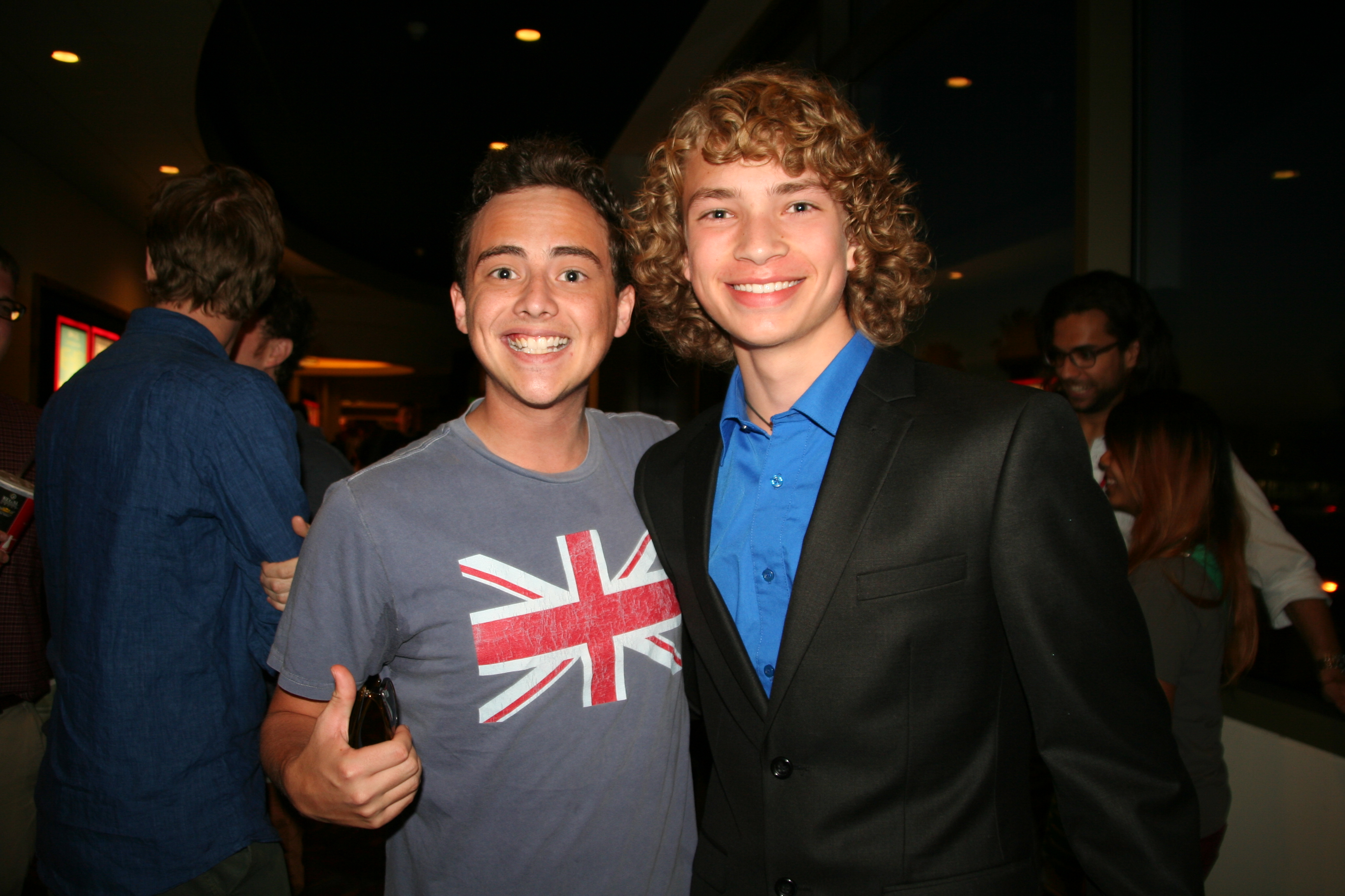 Ryan Malgarini and Will Meyers at the LAFF Premiere of The Young Kieslowski (June 17, 2014)
