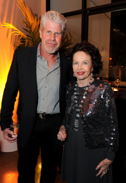 Ron Perlman and Leslie Caron