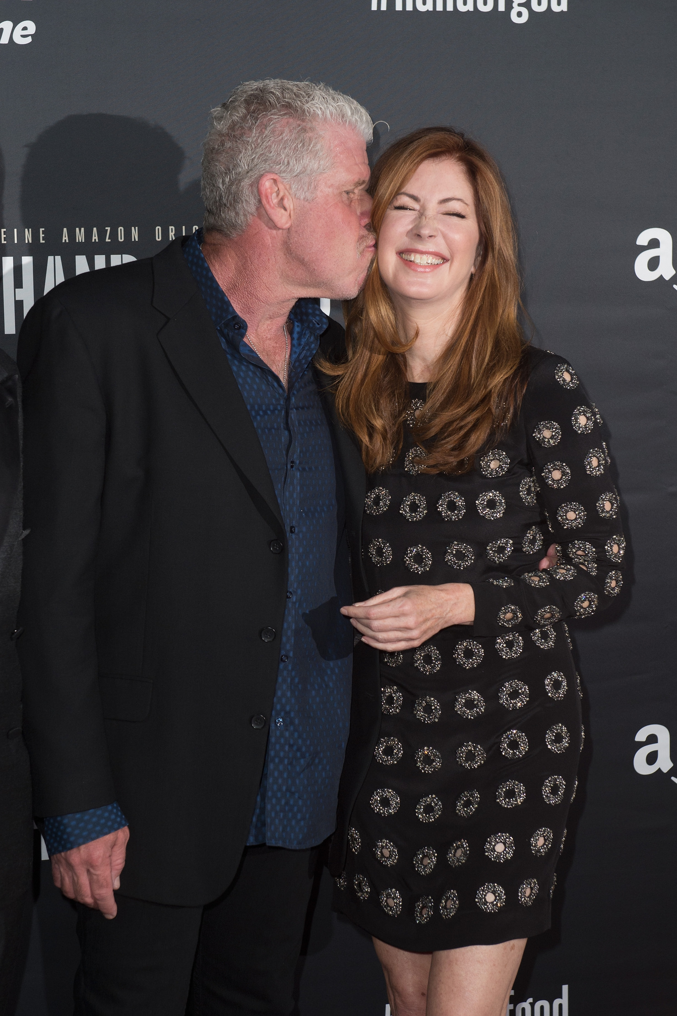 Ron Perlman and Dana Delany at event of Hand of God (2014)