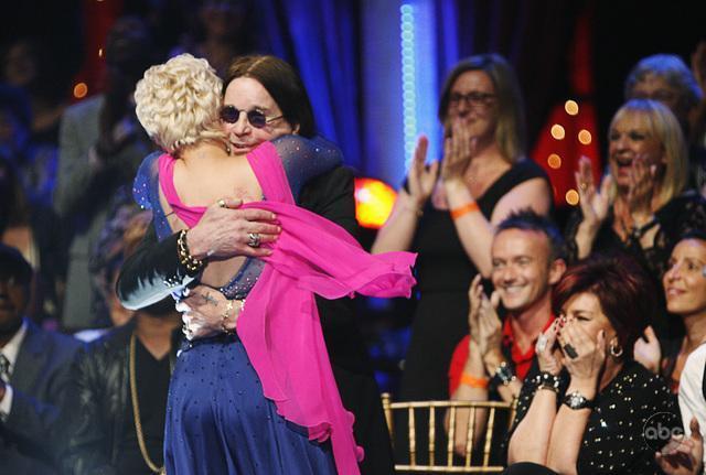 Still of Ozzy Osbourne, Sharon Osbourne and Kelly Osbourne in Dancing with the Stars (2005)