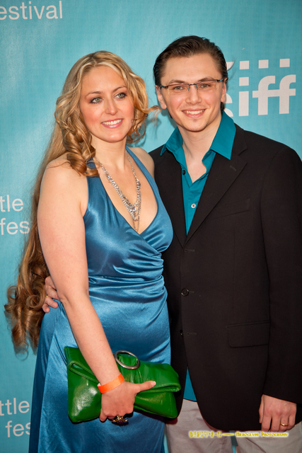 SIFF 2012 Red Carpet. Jennifer Ingle & Charles-Henri Avelange.