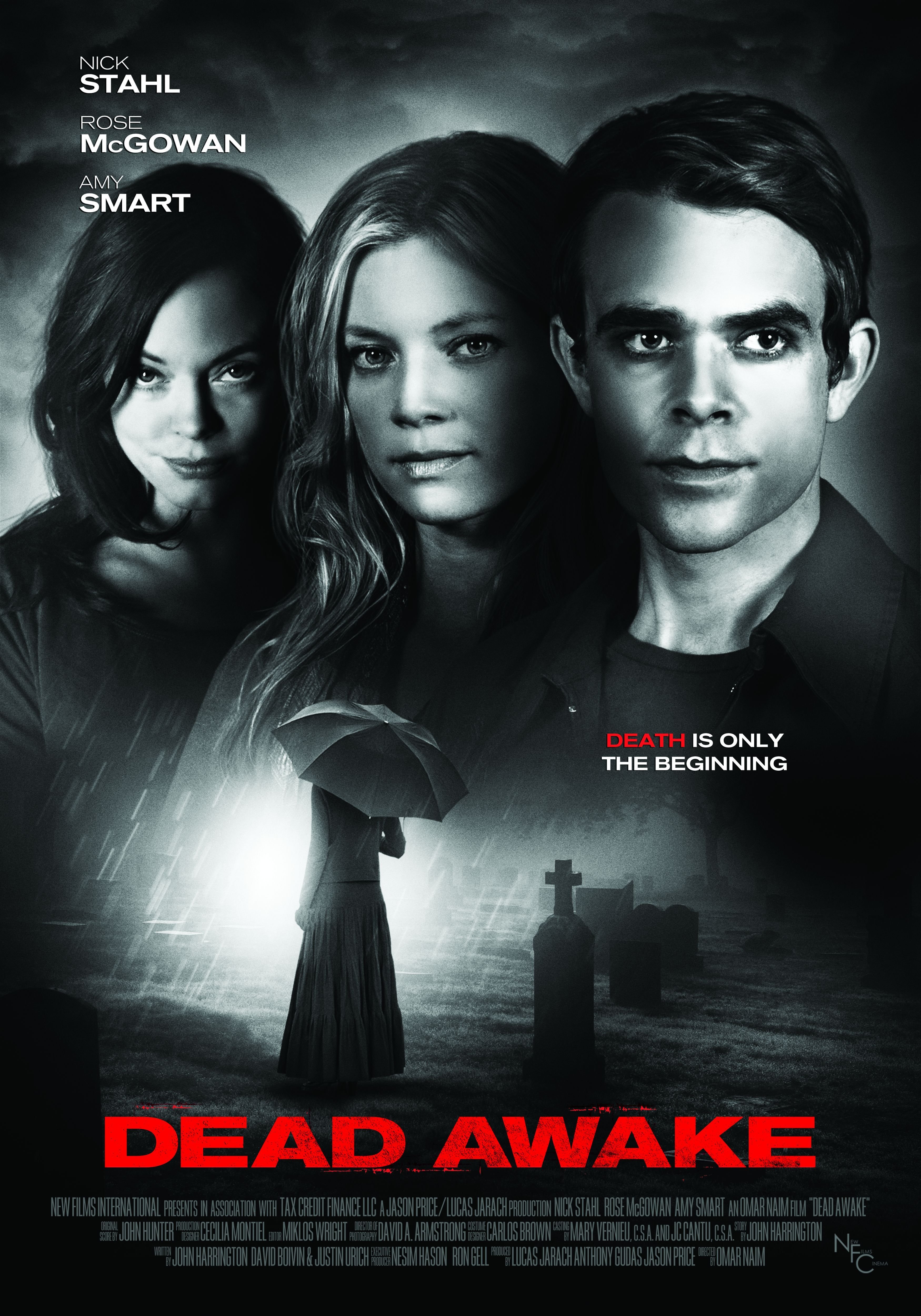 Rose McGowan, Nick Stahl and Amy Smart in Dead Awake (2010)
