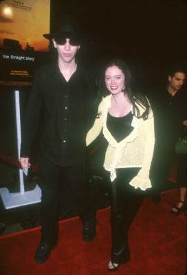 Rose McGowan and Marilyn Manson at event of The Straight Story (1999)