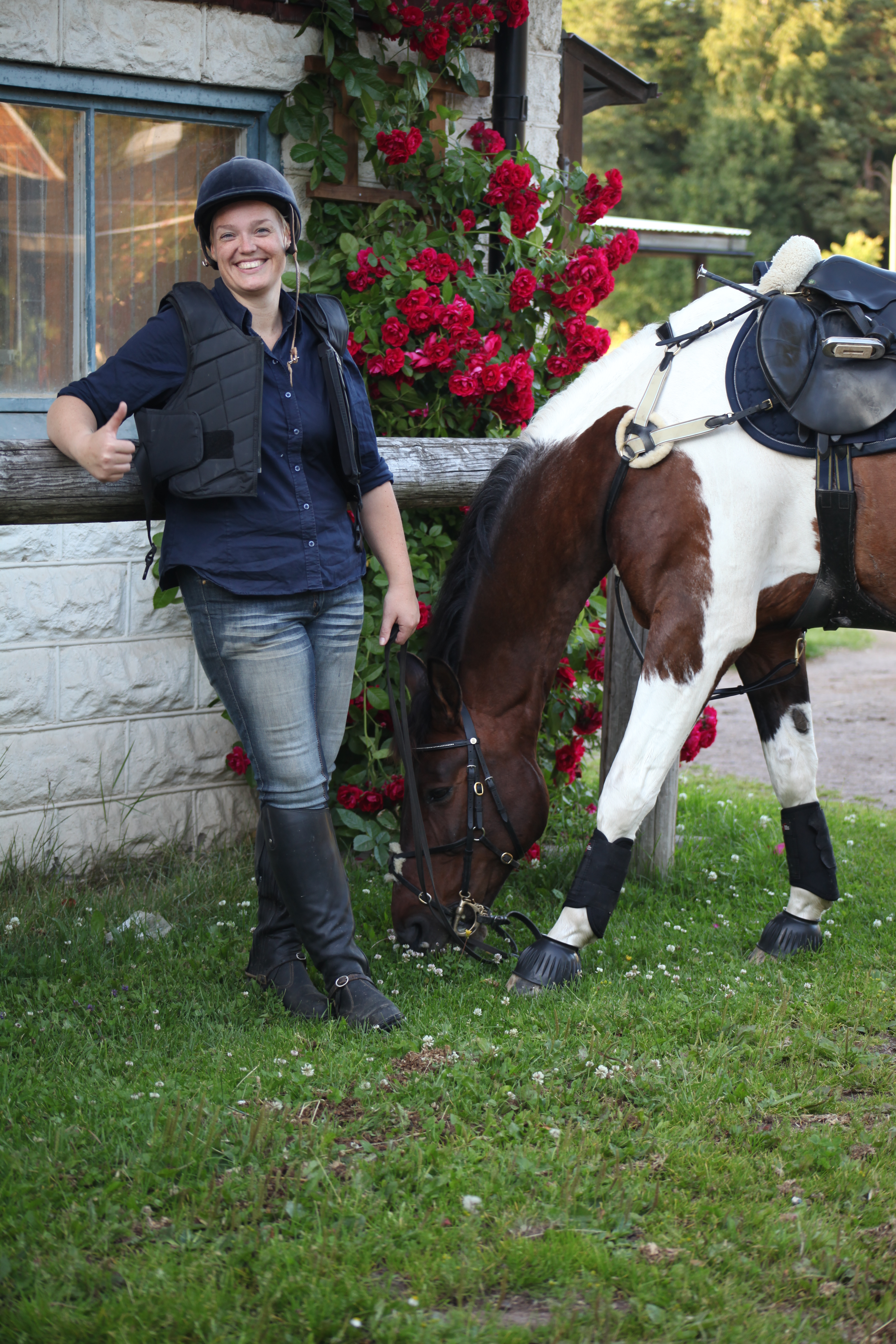 Doing an eventing add for one of the region´s equestrian clubs. Mariestad, Sweden 2013