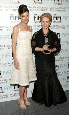 Katie Holmes and Carolina Herrera