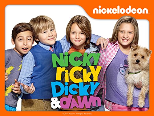 Still of Casey Simpson, Mace Coronel, Aidan Gallagher and Lizzy Greene in Nicky, Ricky, Dicky & Dawn (2014)
