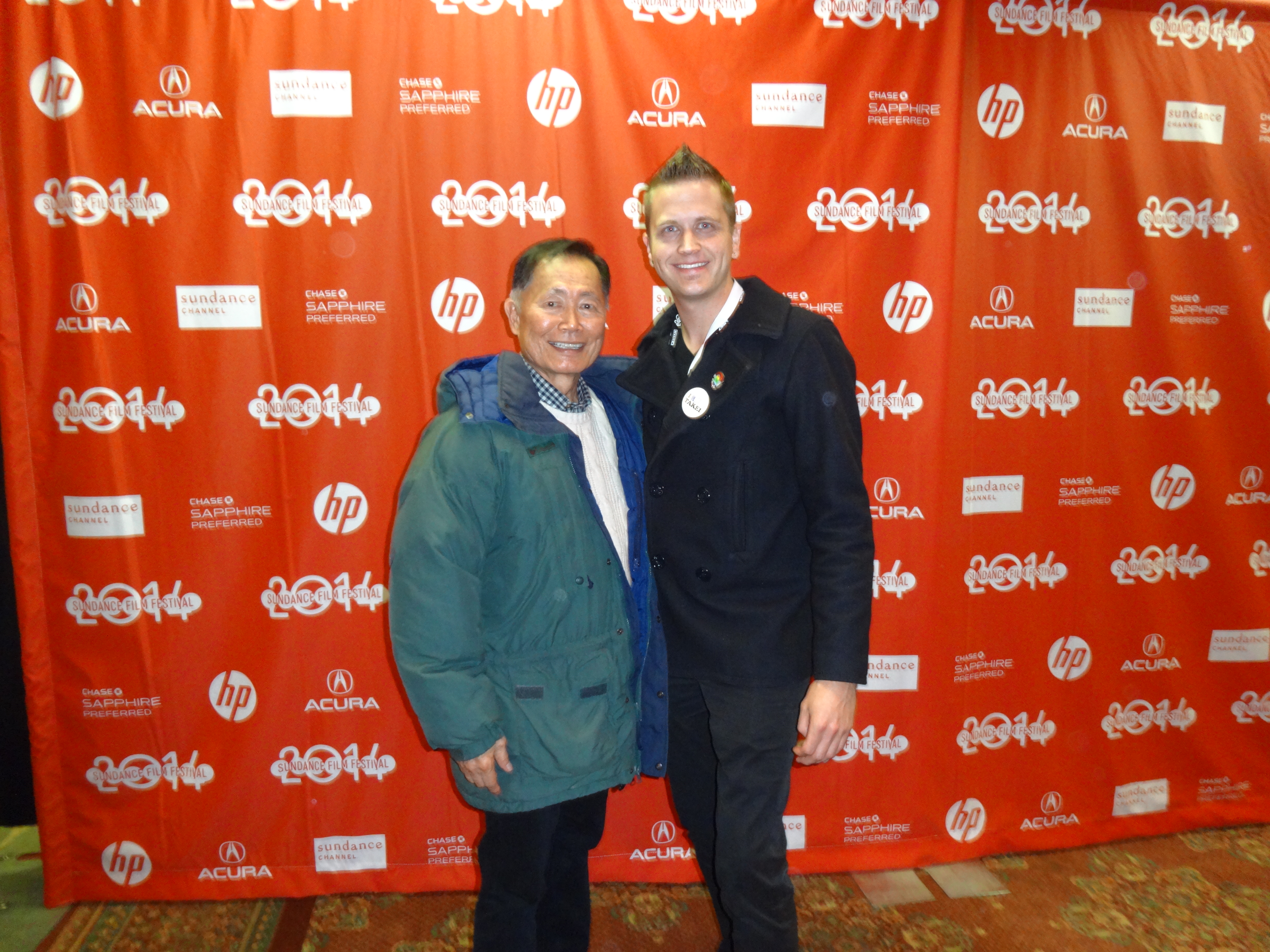 George Takei & Zachery McGinnis at the Sundance Film Festival screening of 