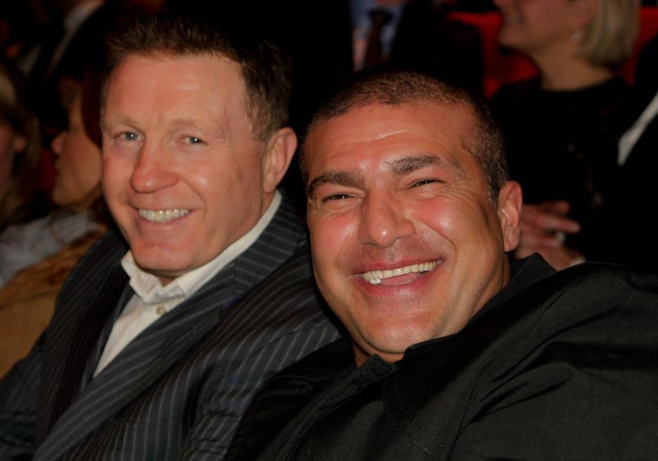 Tax City star and former World Middleweight boxing champion Steve Collins is joined by Tamer Hassan at the Tax City premiere at BAFTA, London - 2013