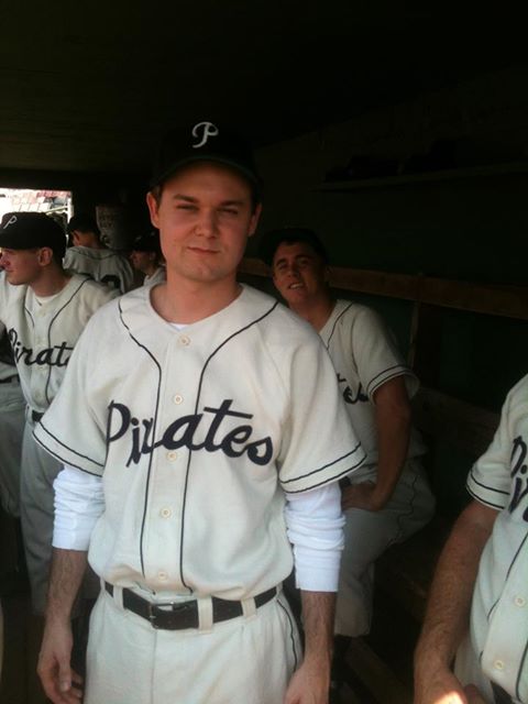 Trey as a Pirates baseball player in the movie 42