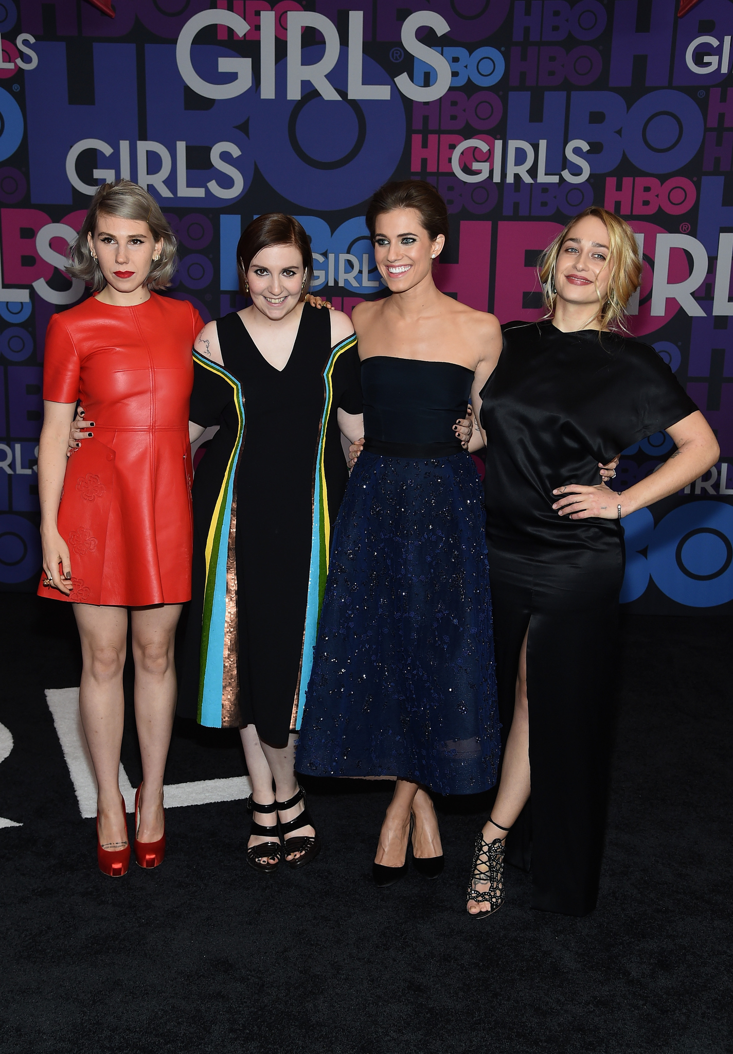 Zosia Mamet, Lena Dunham, Jemima Kirke and Allison Williams at event of Girls (2012)