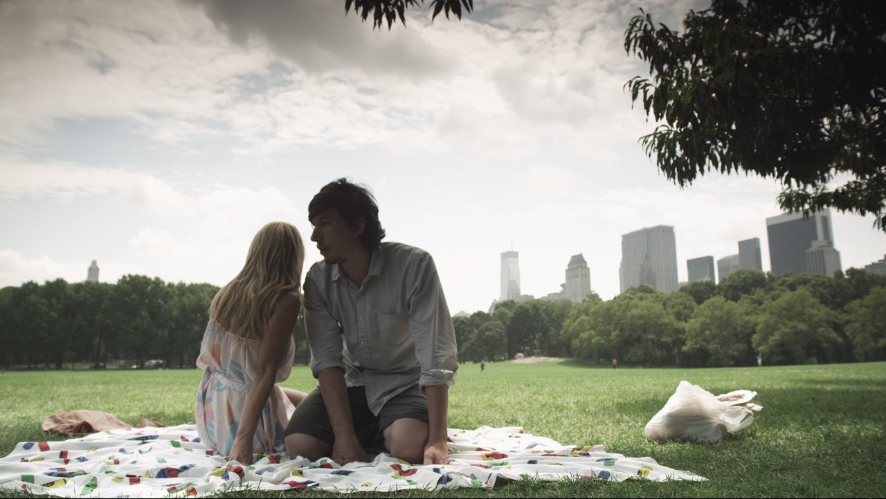 Vanessa Ray and Adam Driver in Not Waving But Drowning (2012)