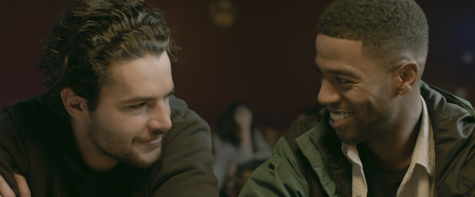 Still of Scott Mescudi and Christopher Abbott in James White (2015)