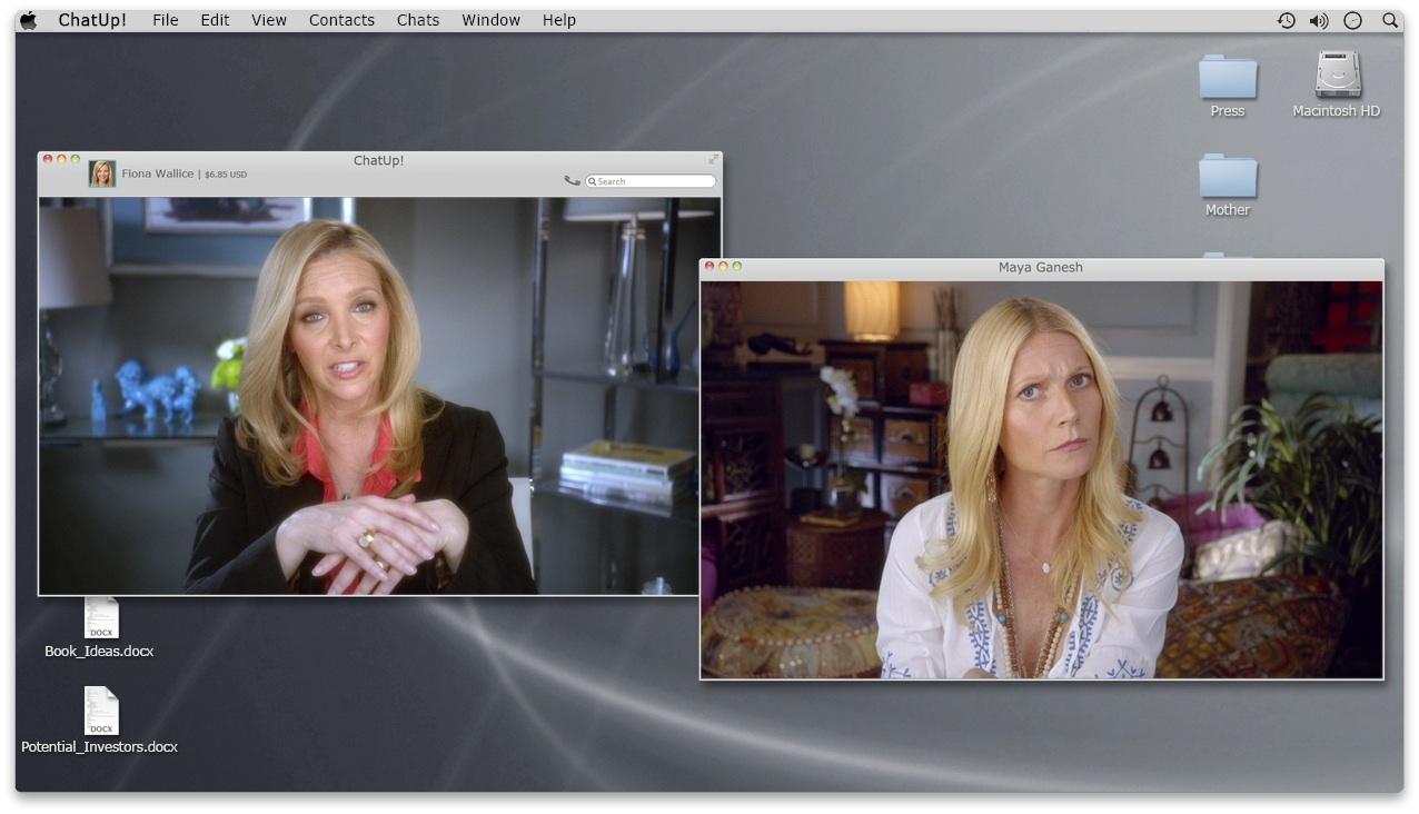 Still of Gwyneth Paltrow and Lisa Kudrow in Web Therapy (2011)