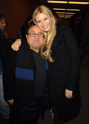 Danny DeVito and Gwyneth Paltrow at event of The Good Night (2007)