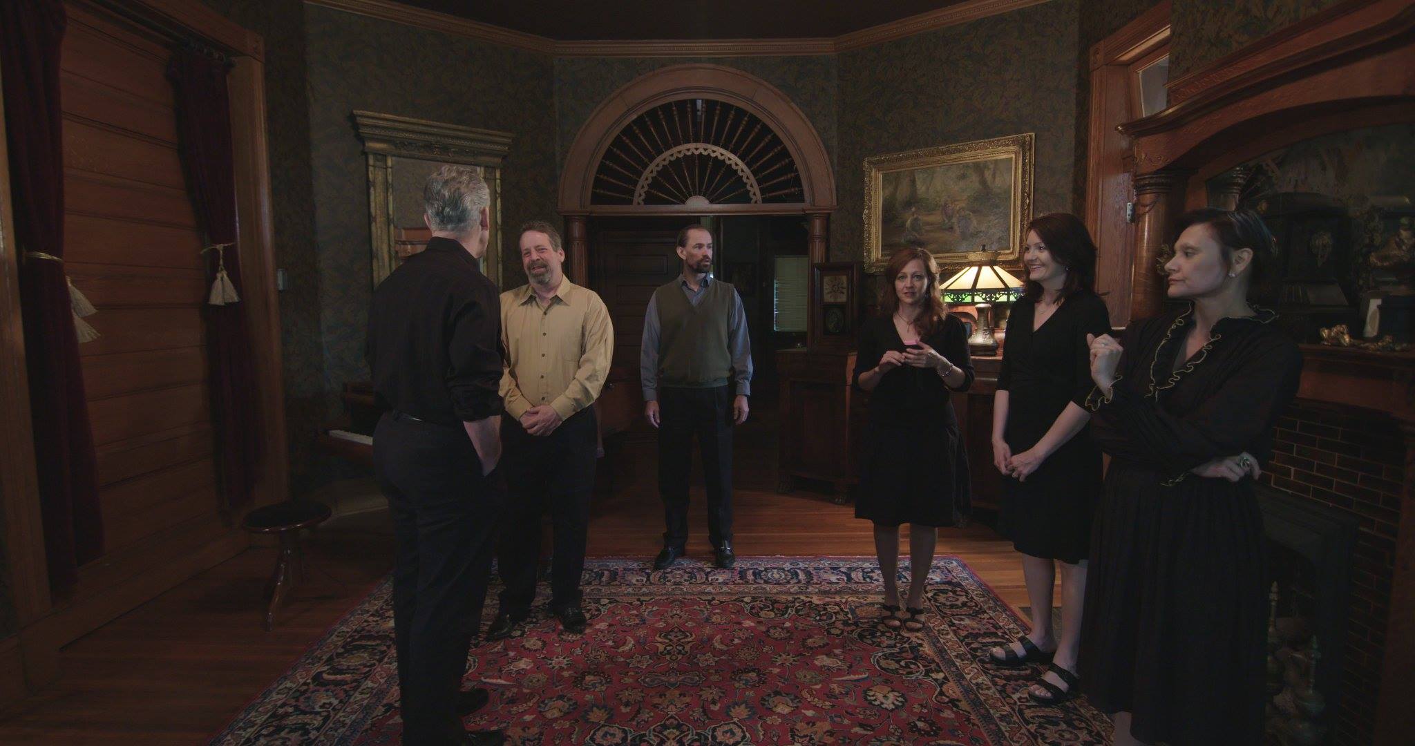 Still of Irene Santiago, Anita Cordell, Rich Swingle, Thom Booton and Juli Tapken in Providence (2016)