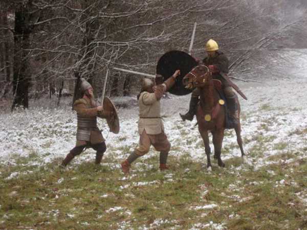 Action as frankish /alaman nobleman in 