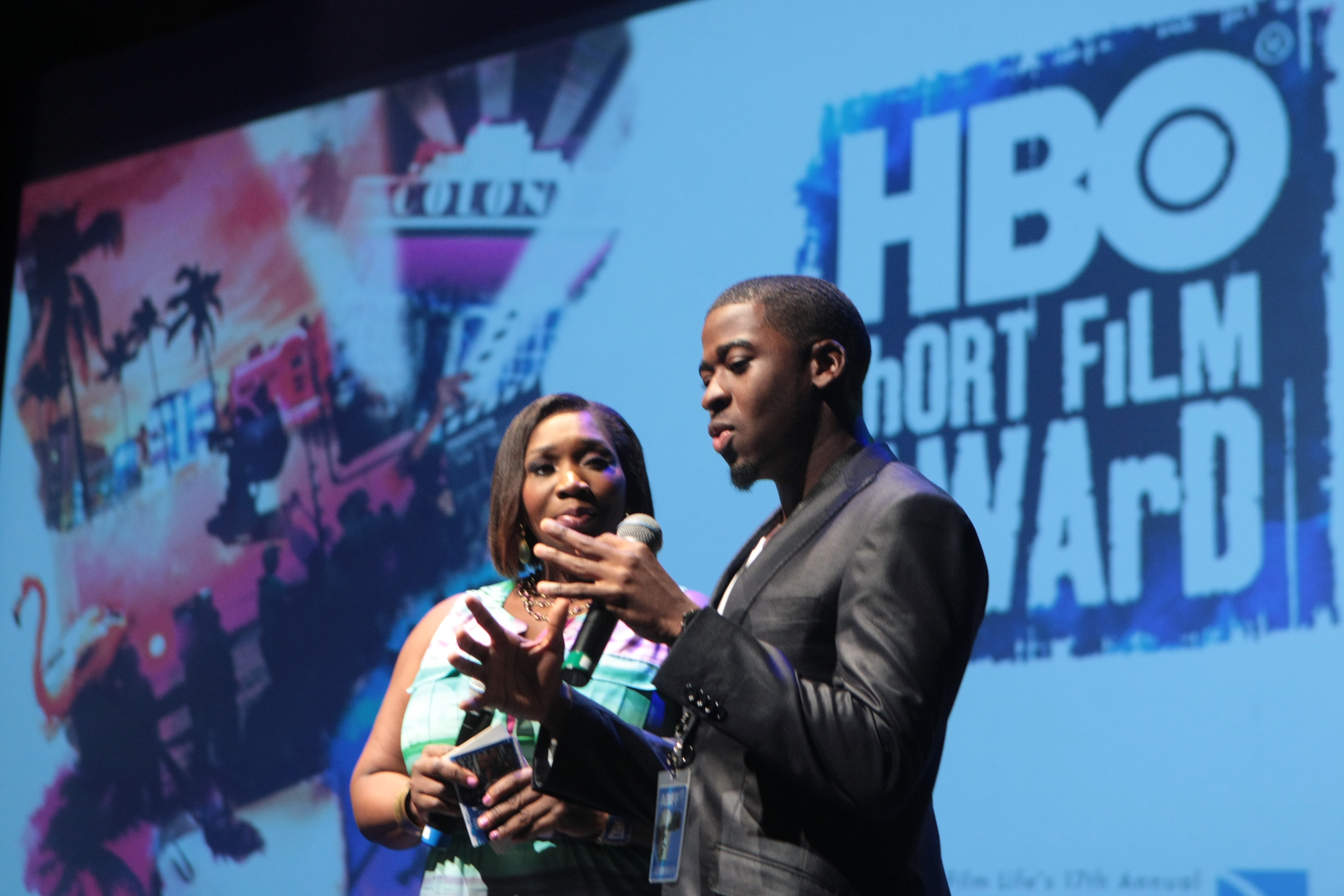 Bevy Smith and Edson Jean discuss the Adventures of Edson Jean at the 16th Annual HBO Short Film Competition.