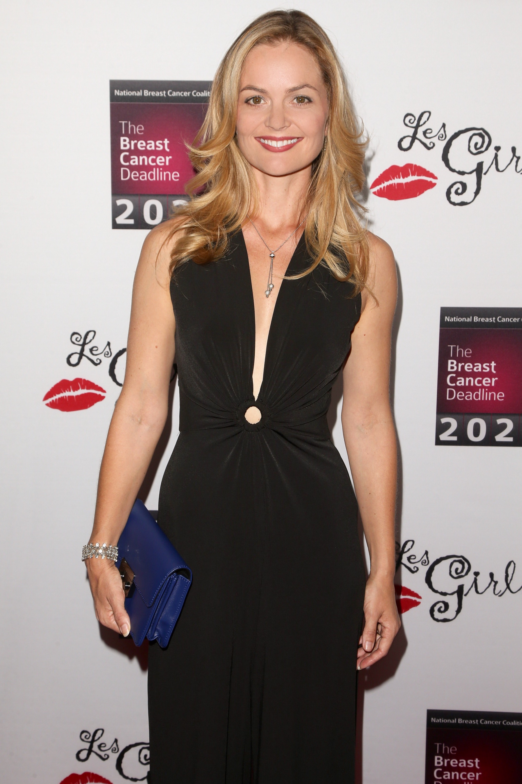 Carrie Schroeder attending the National Breast Cancer Coalition's Les Girls Benefit.