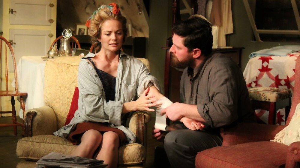 Carrie Schroeder with Jeremy Browne in Look Back in Anger
