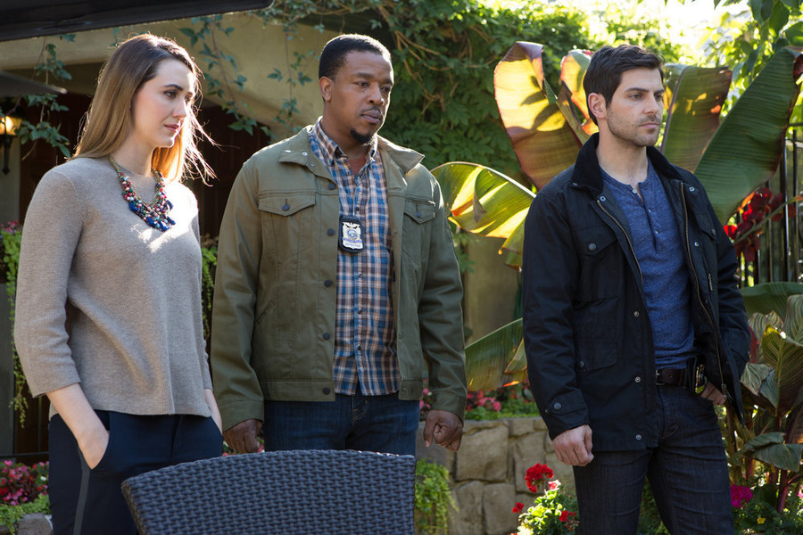 Still of Russell Hornsby, Madeline Zima and David Giuntoli in Grimm (2011)