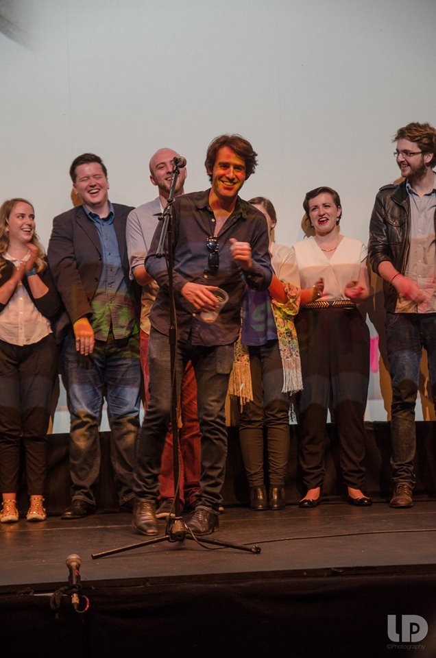 Aidan Lawlor at 'The Light of Day' premiere at Galway Film Fleadh 2014