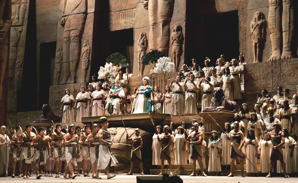 Still from the New York Times article on 'AIDA' at Lincoln Center.
