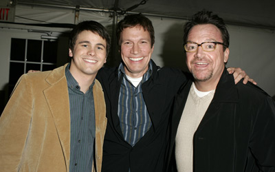 Tom Arnold, Jason Ritter and Don Roos at event of Happy Endings (2005)
