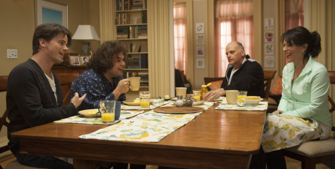 Still of Kurt Fuller, Jane Kaczmarek, Jason Ritter and Dustin Ybarra in Us & Them (2013)