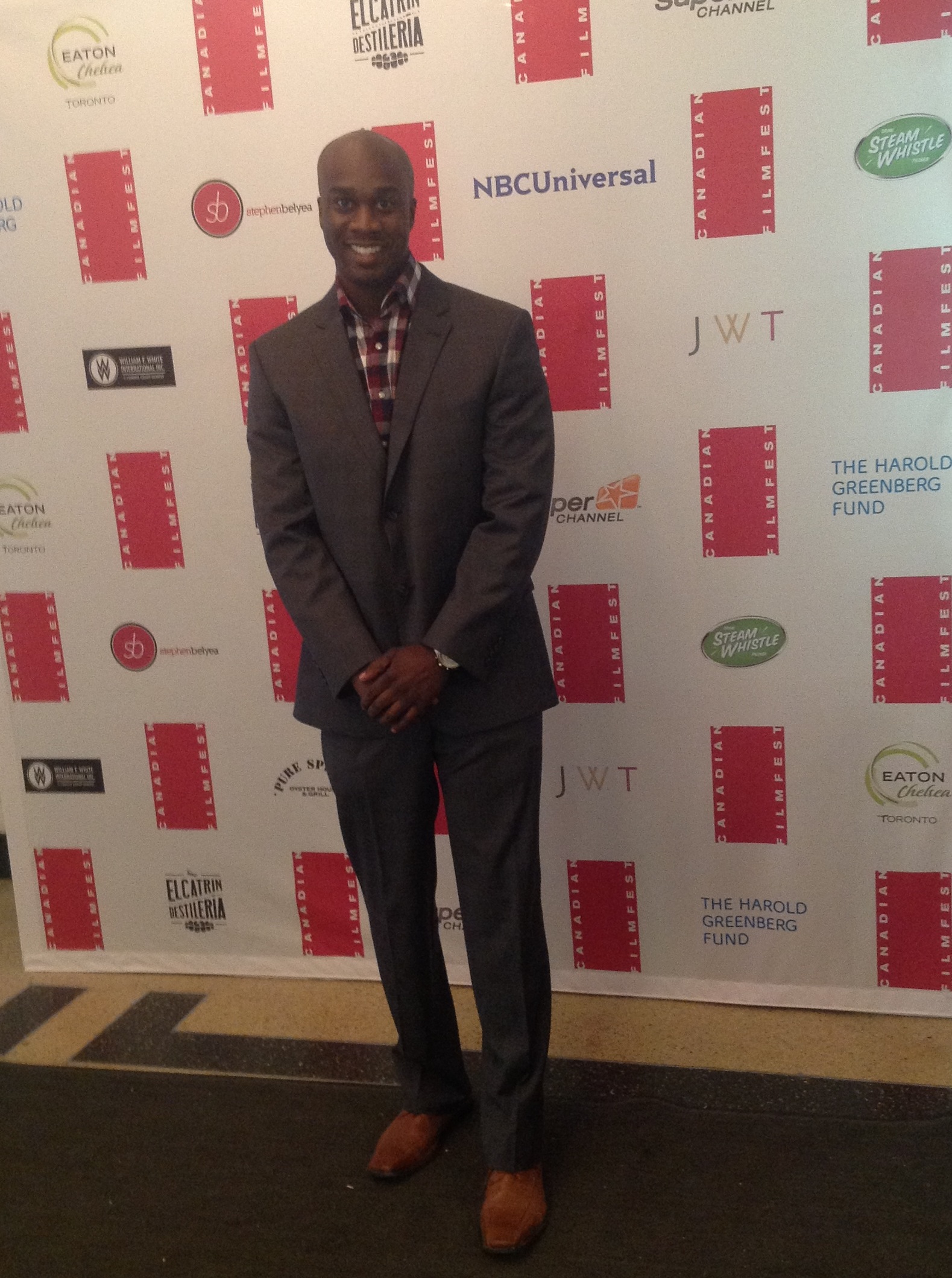 Actor Michael A. Amos spotted at the 2014 Can Film Fest
