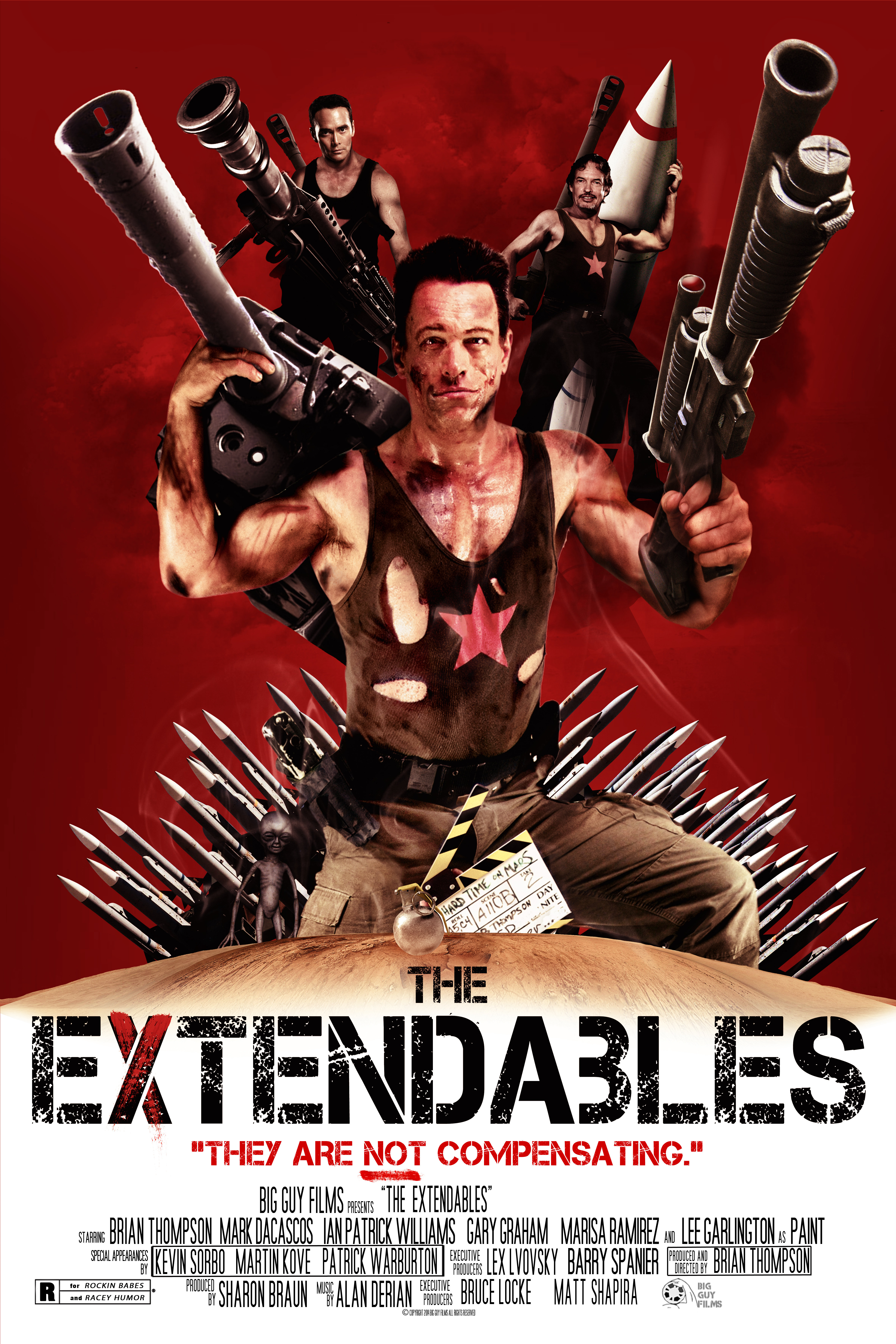 Mark Dacascos and Brian Thompson in The Extendables (2014)