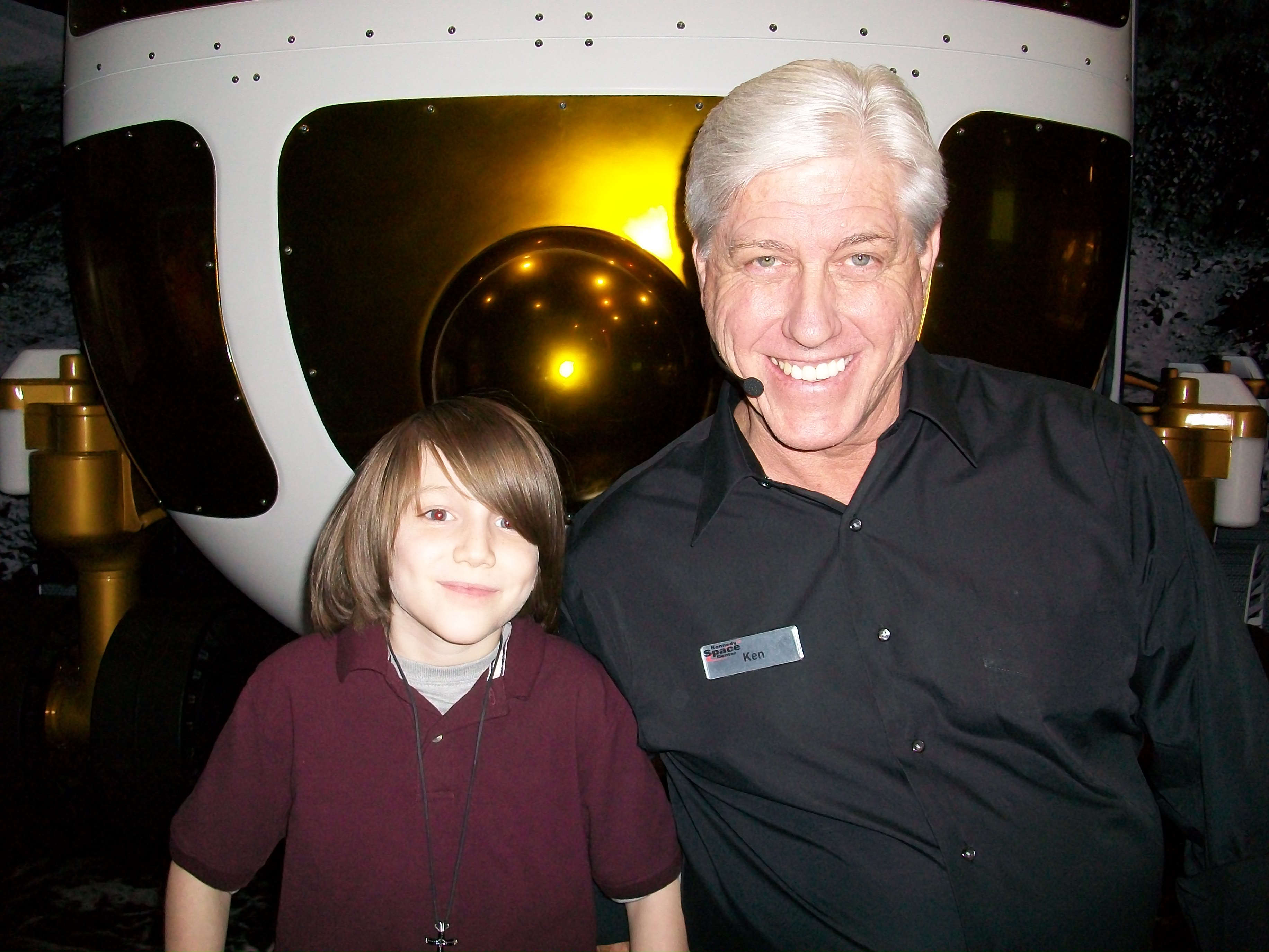 Gabriel with Ken on set of NASA for a Corporate Commercial Video Shoot