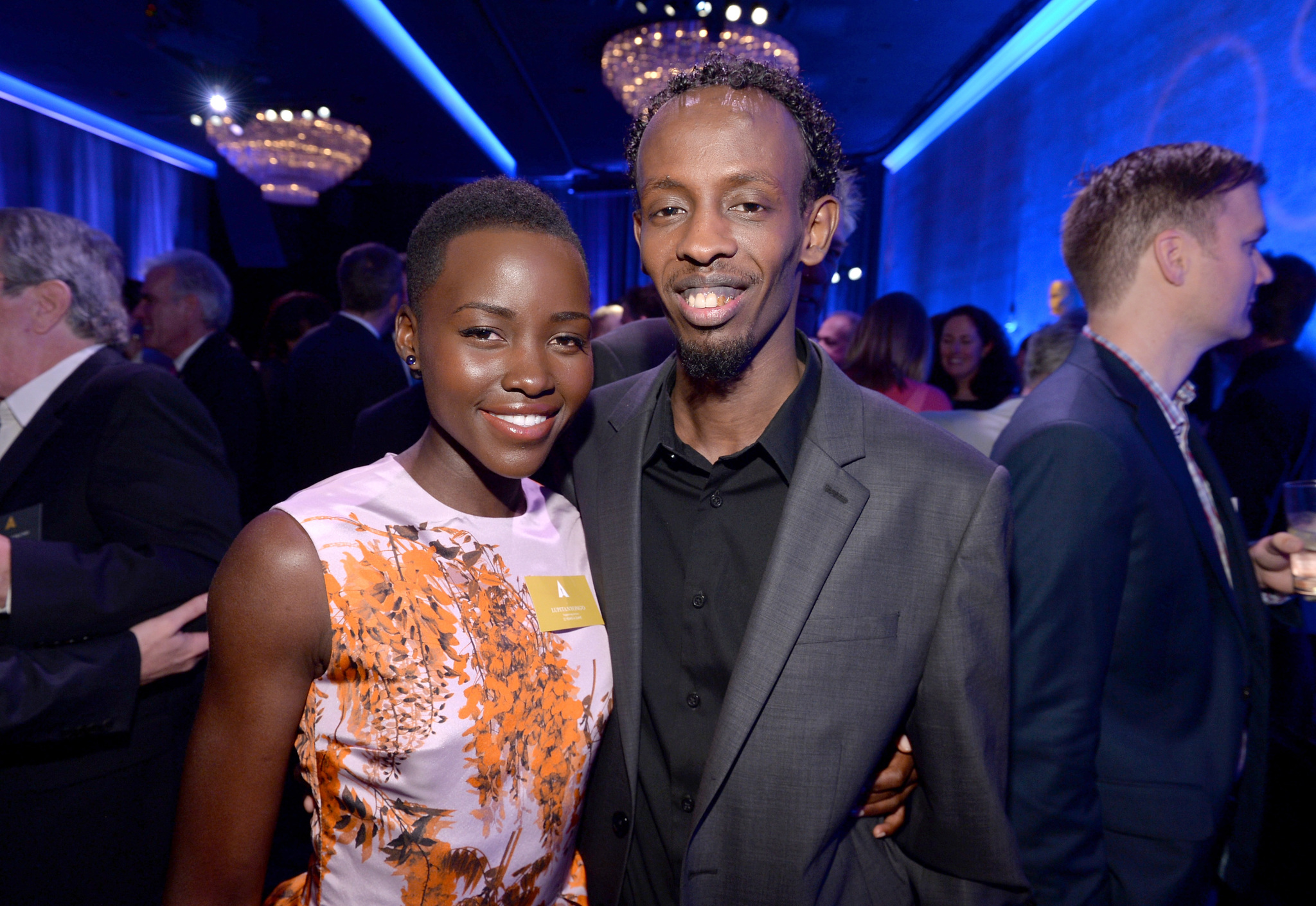 Lupita Nyong'o and Barkhad Abdi