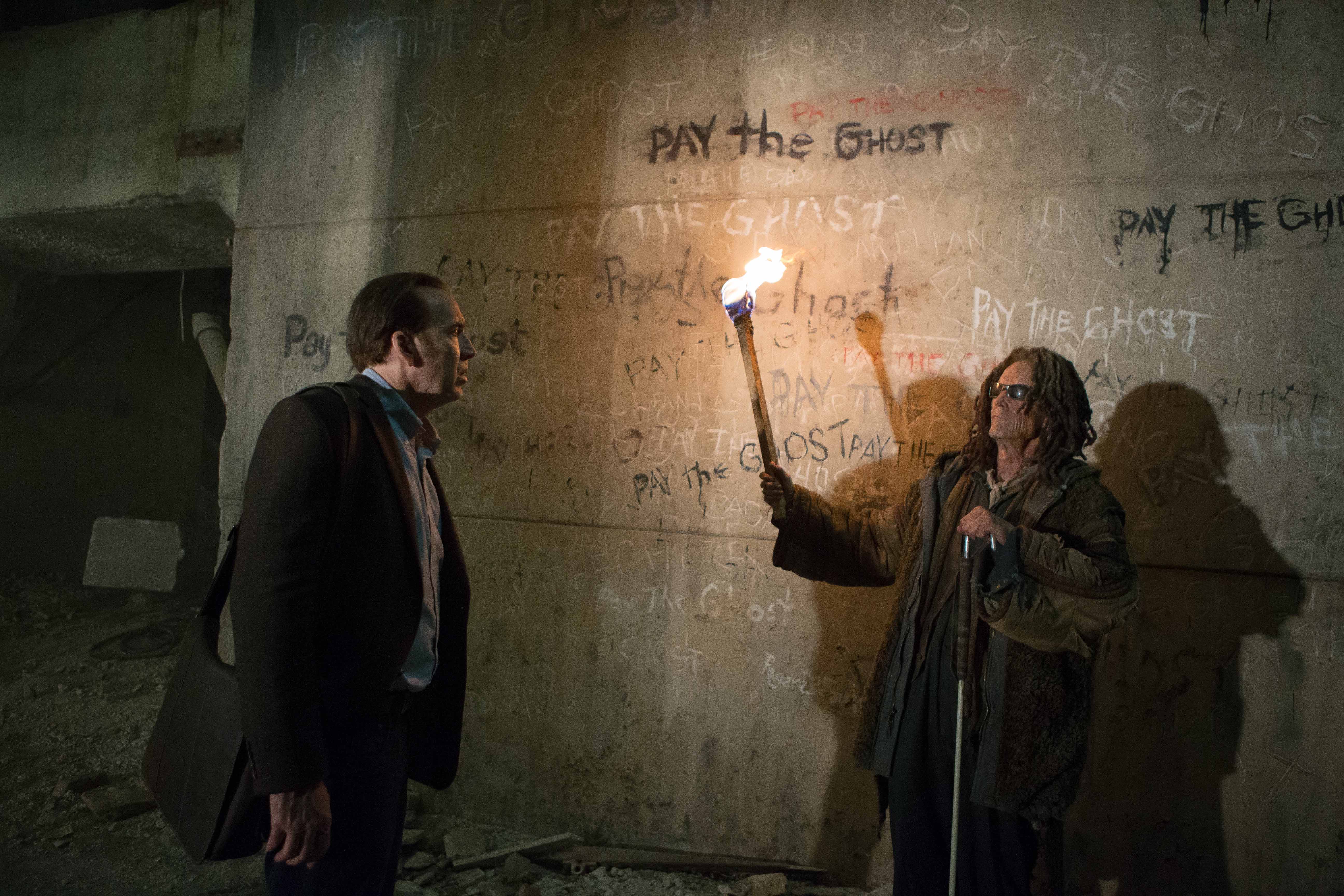 Still of Nicolas Cage and Stephen McHattie in Pay the Ghost (2015)