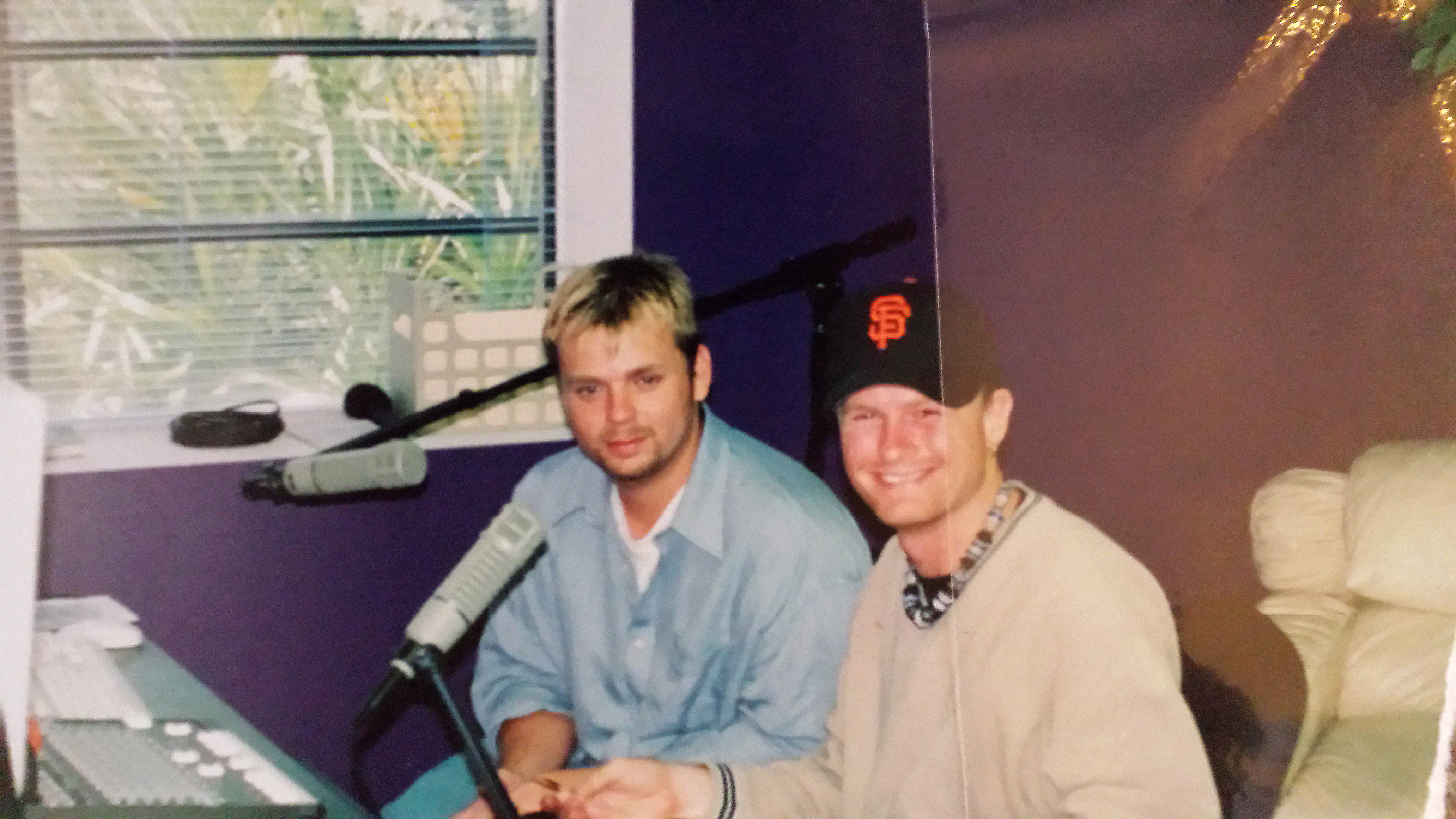 Jonathan Hay in Daytona Beach radio interview in 2000.