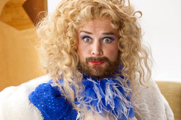 Oliver Lansley as Cupid Stunt in Best Possible Taste: the Kenny Everett Story