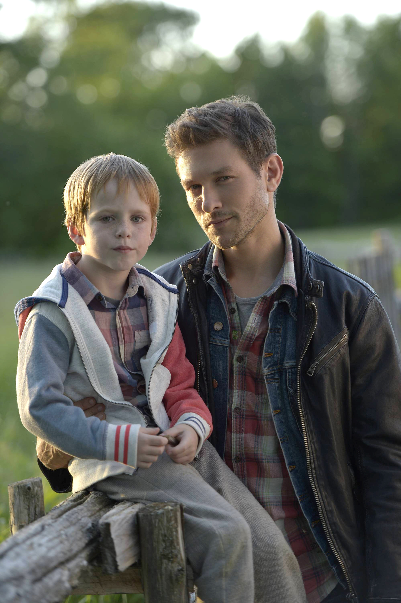 Still of Michael Graziadei and Jesse Filkow in The Lottery (2014)