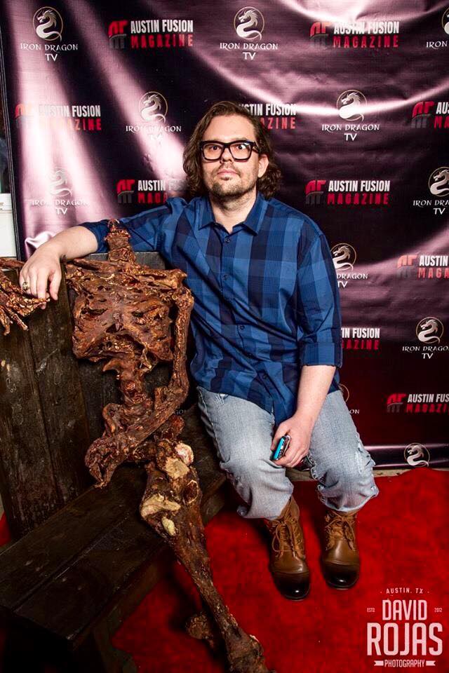 Preston Corbell in Austin at a Filmmakers event.