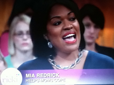 On the set of The New Ricki Lake show after spending one day with a family in need of support.