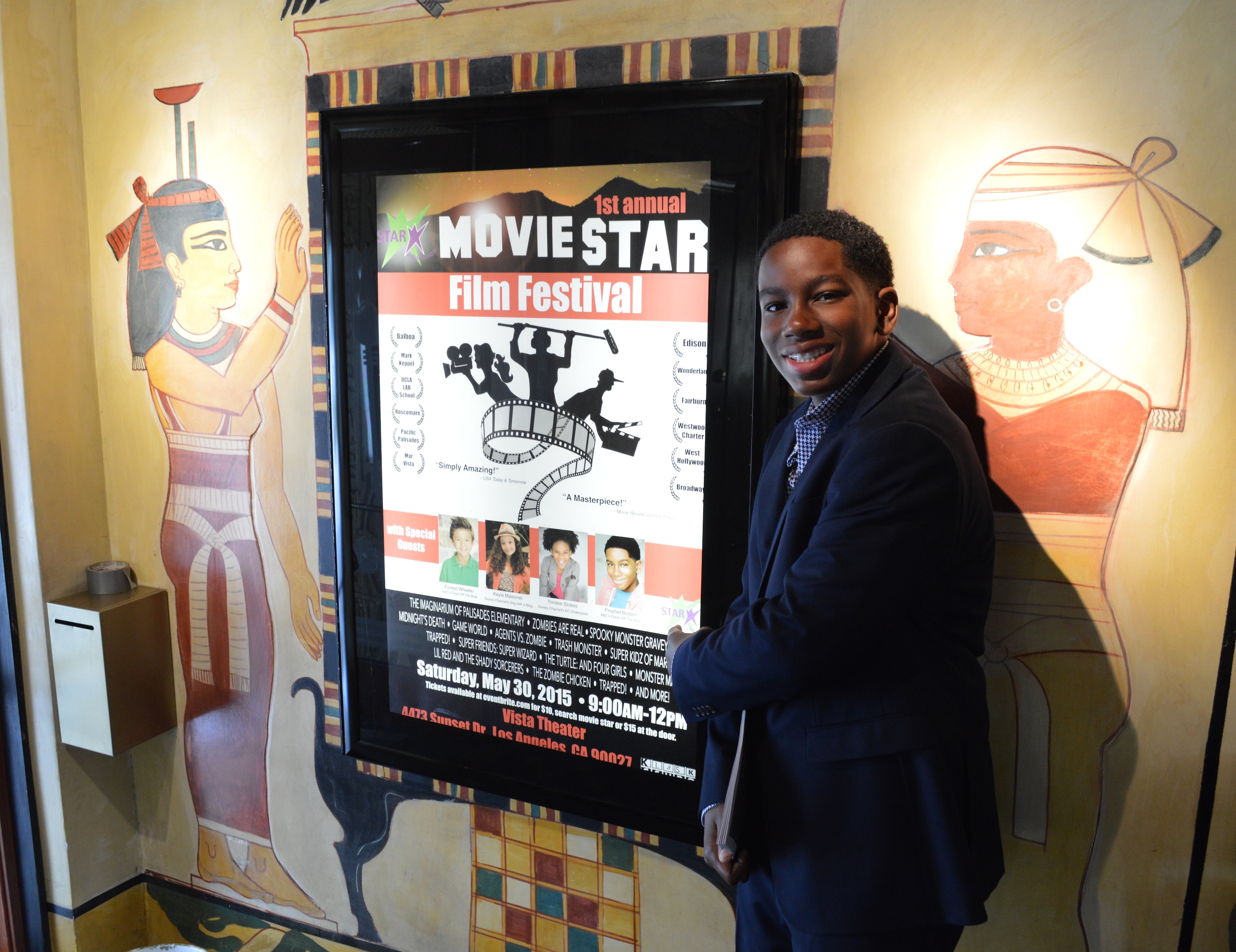 Prophet Bolden from Fresh Off The Boat at the 1st Annual Movie Star Film Festival.