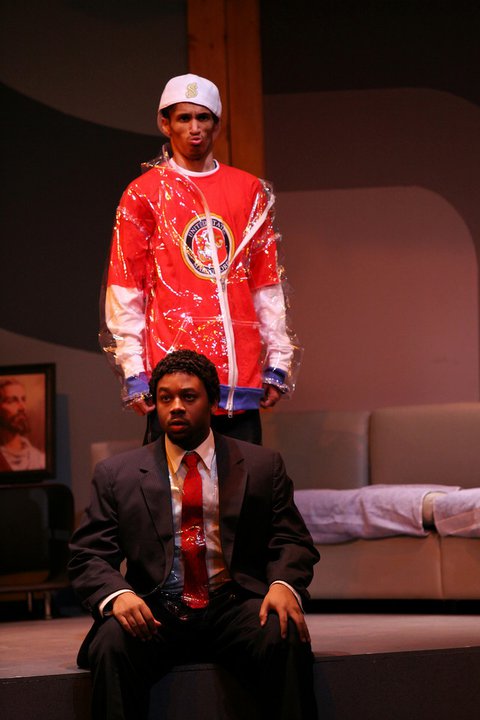 Jonathan Rowan as Man and Romeo Armand Seay as Kid in George Wolfe's The Colored Museum