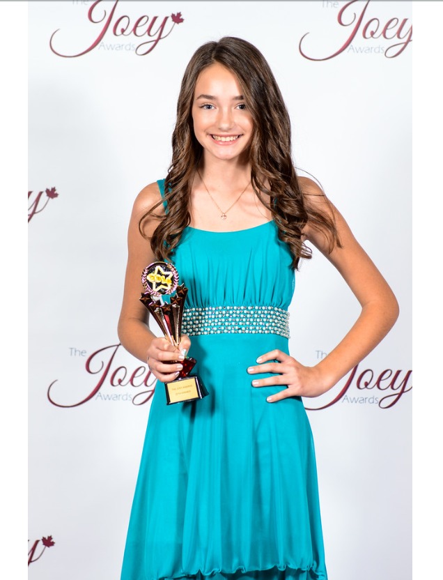 The Joey Awards winner 2014 - Yasmeene Ball