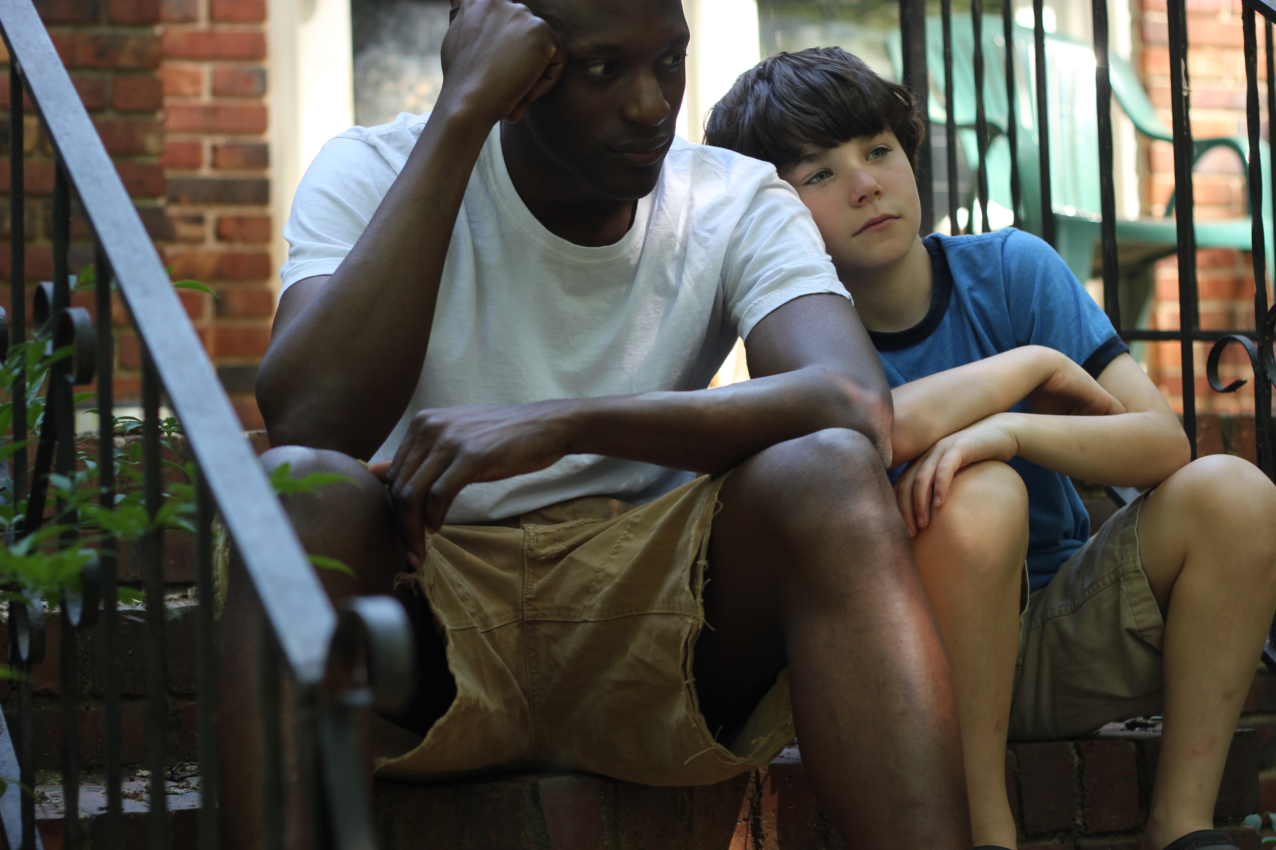 Aidan Donelan and Niyi Oni in still from Rawfortra.