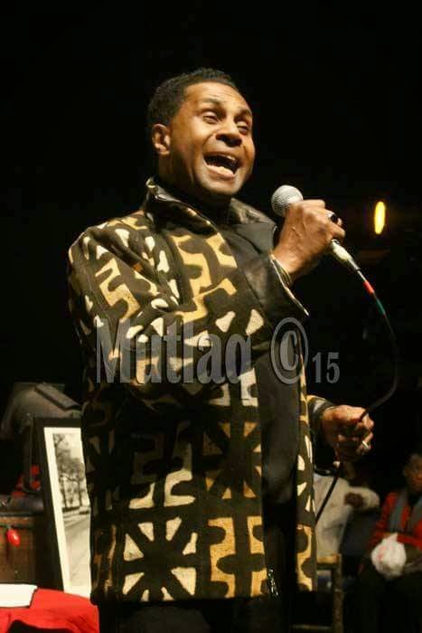 Claude Jay, singing, A Song For You, at the memorial for Garland Lee Thompson, Sr @ The Theater for The New City New York, 2-14-15