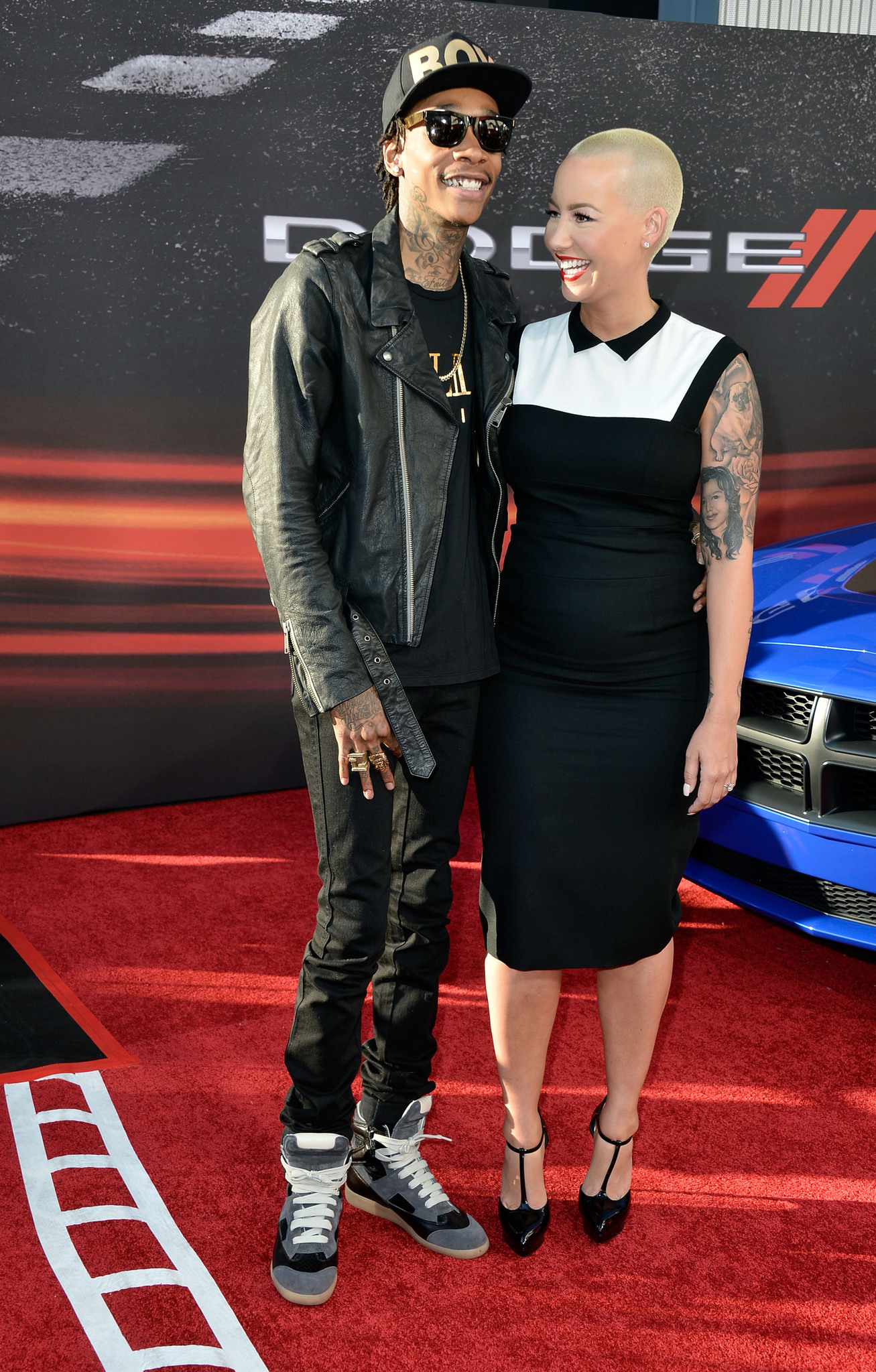 Amber Rose and Wiz Khalifa at event of Greiti ir isiute 6 (2013)