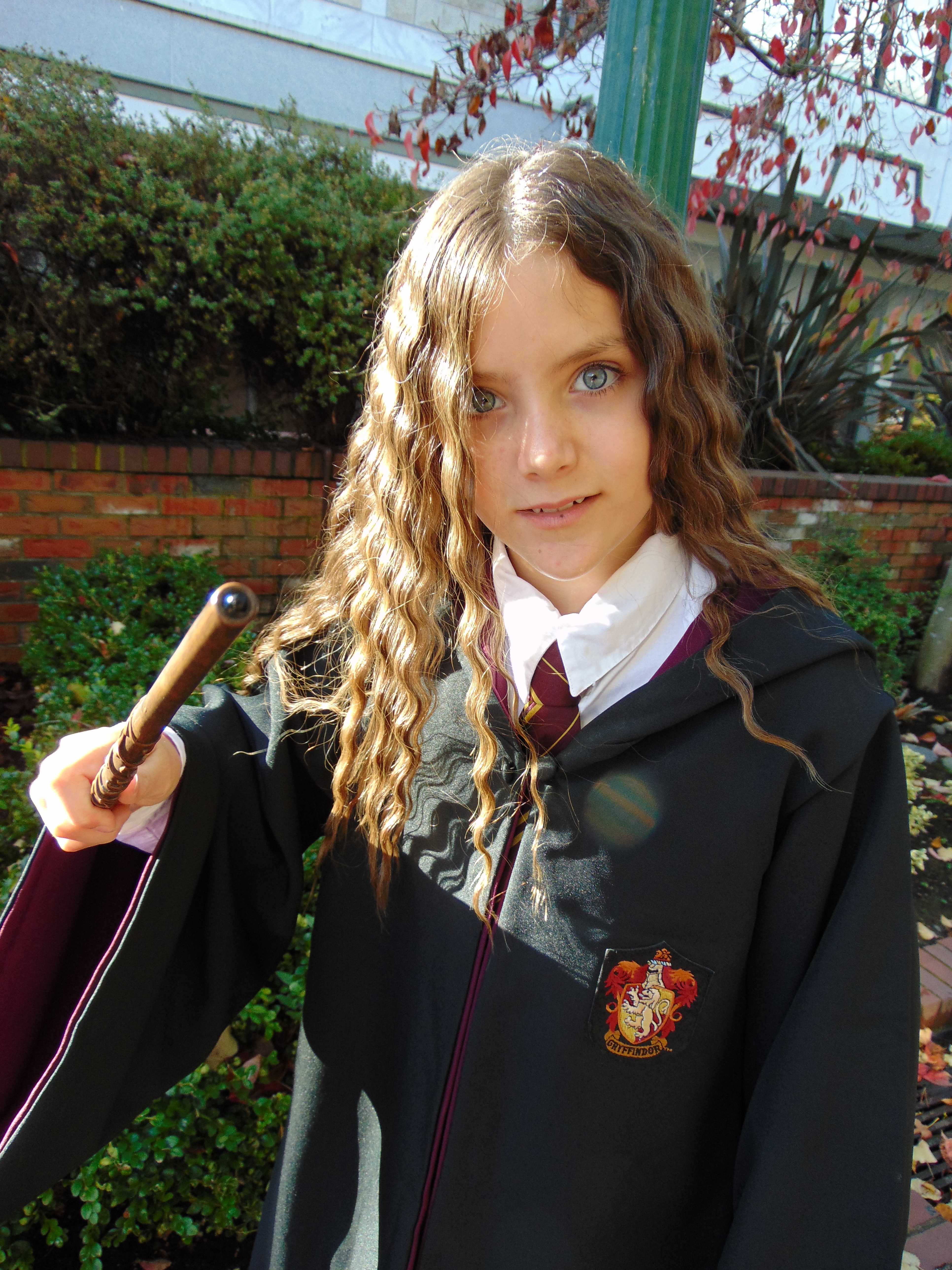 My Griffindor Uniform for the Olde Towne Halloween Fashion Show, 2014 .... Alohamora!