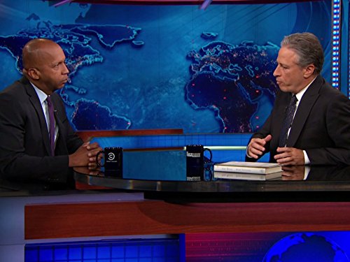 Still of Jon Stewart and Bryan Stevenson in The Daily Show (1996)