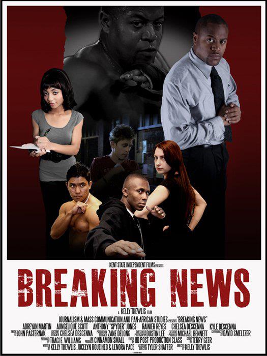 Breaking News. Movie Poster. Aungelique Scott