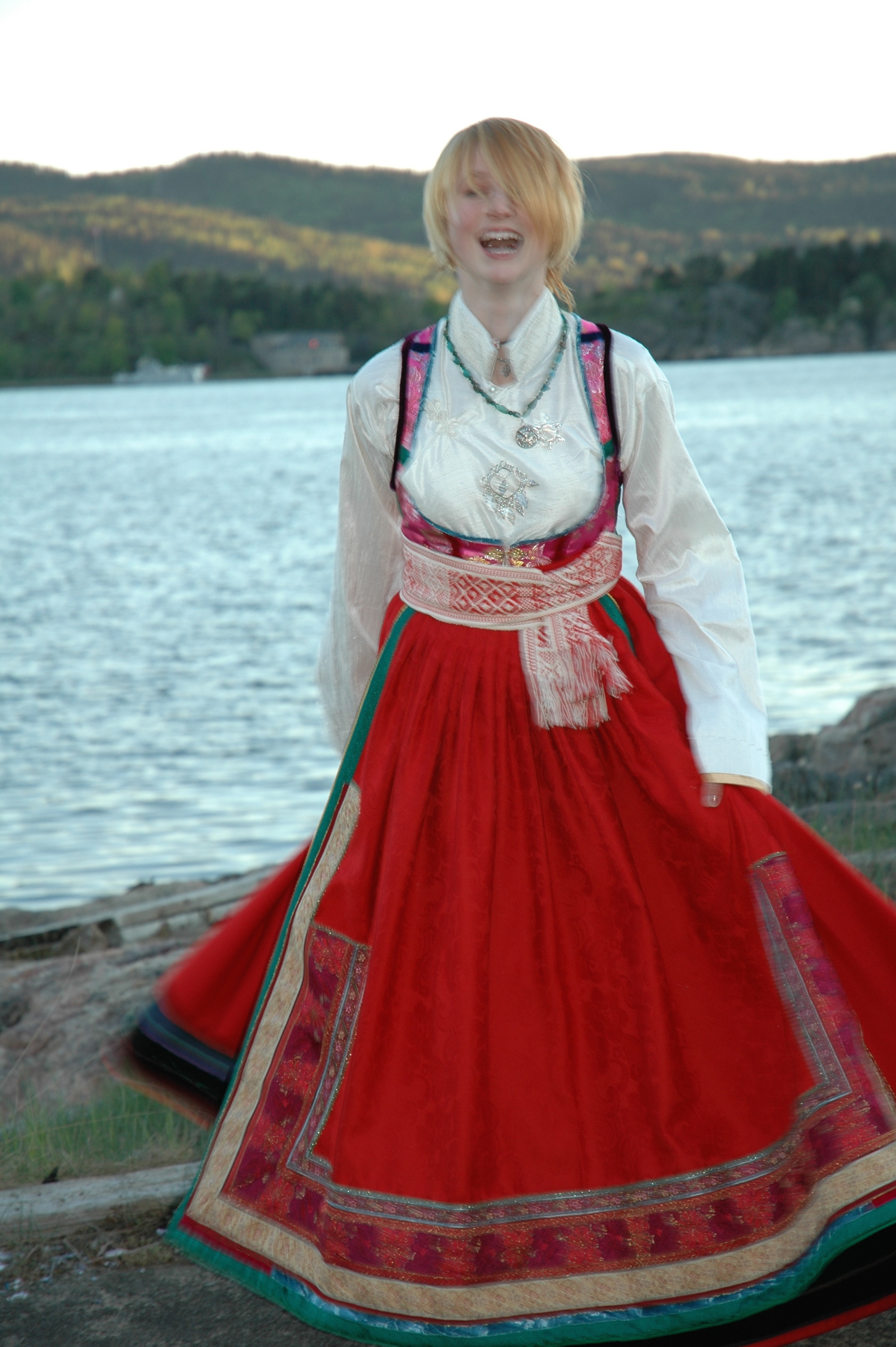 Folks costume. Designed and made by Vibeke Larsen Maltun