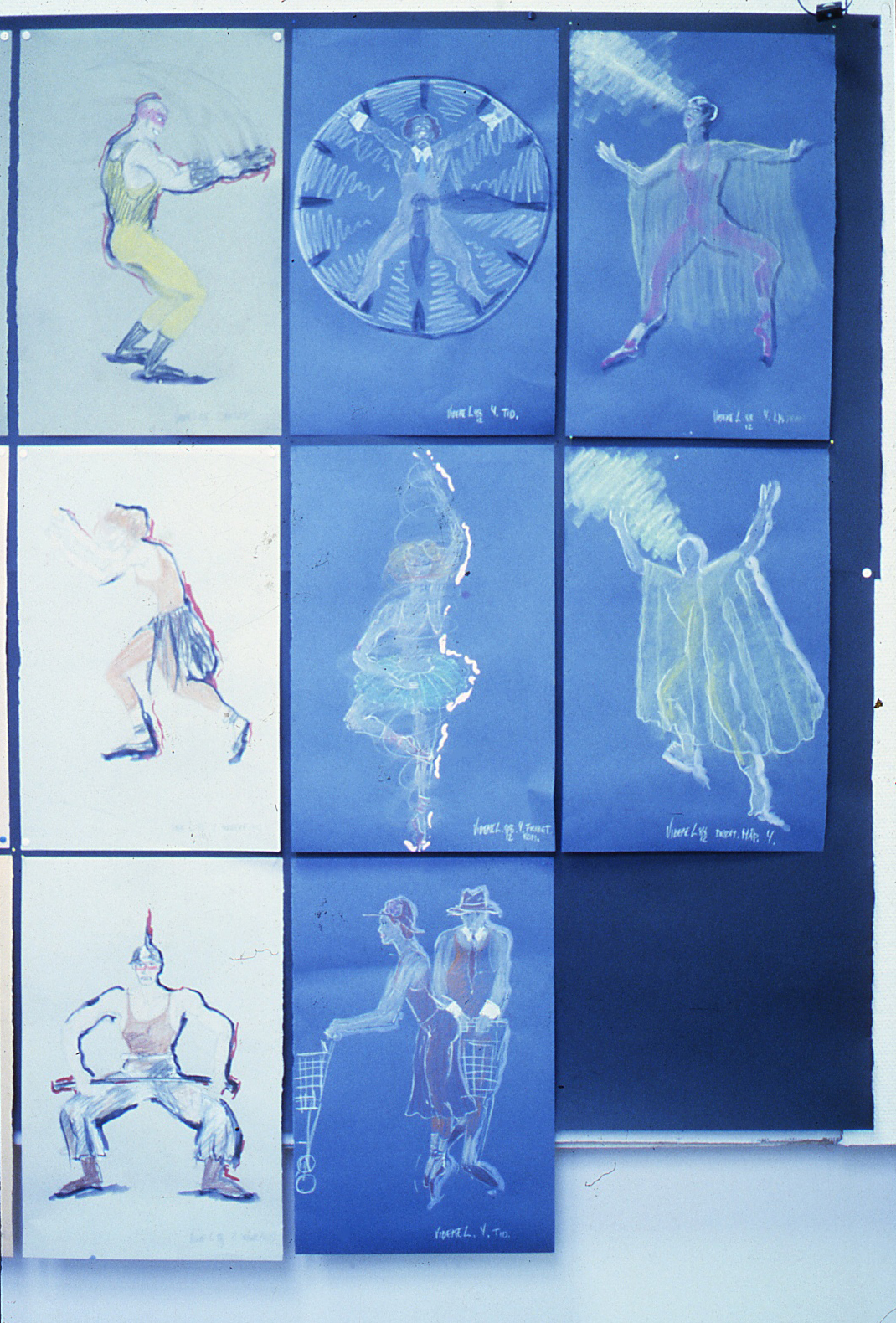 Illustrations, costume design VLM. For ballet 