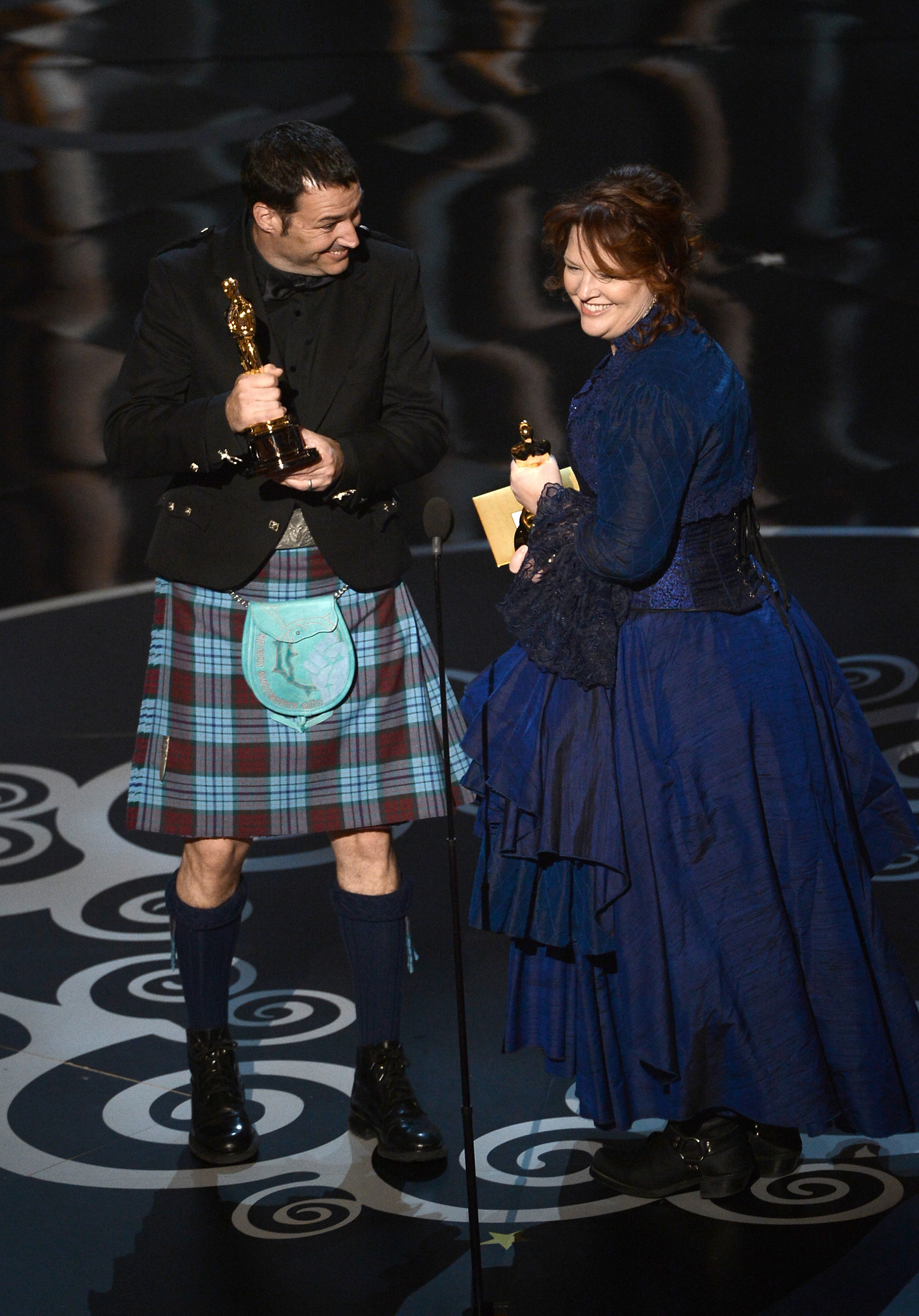 Mark Andrews and Brenda Chapman at event of The Oscars (2013)